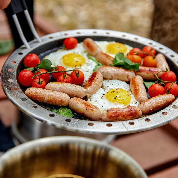 COBB Grill Frying Pan and Fork