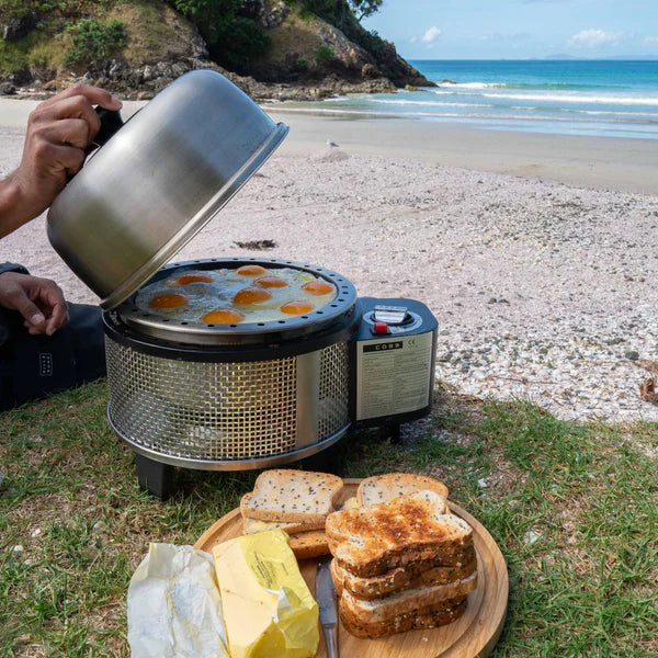 COBB Grill Frying Pan and Fork