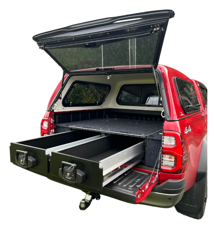 Xplora 1300mm Rear Ute Drawer - Dual top slide - XPLORA