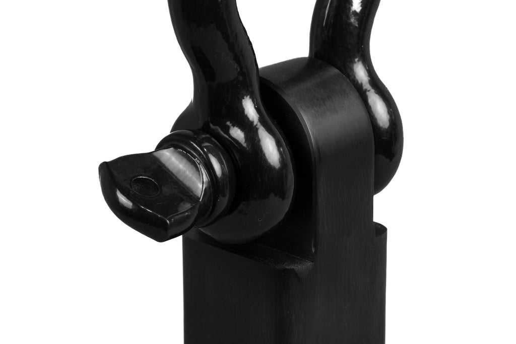 Hitch receiver with shackle - Aluminium