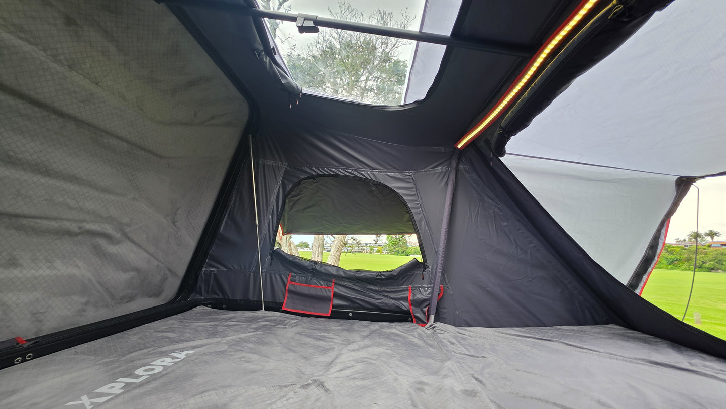 Xplora Hard Shell Roof Top Tent - Black