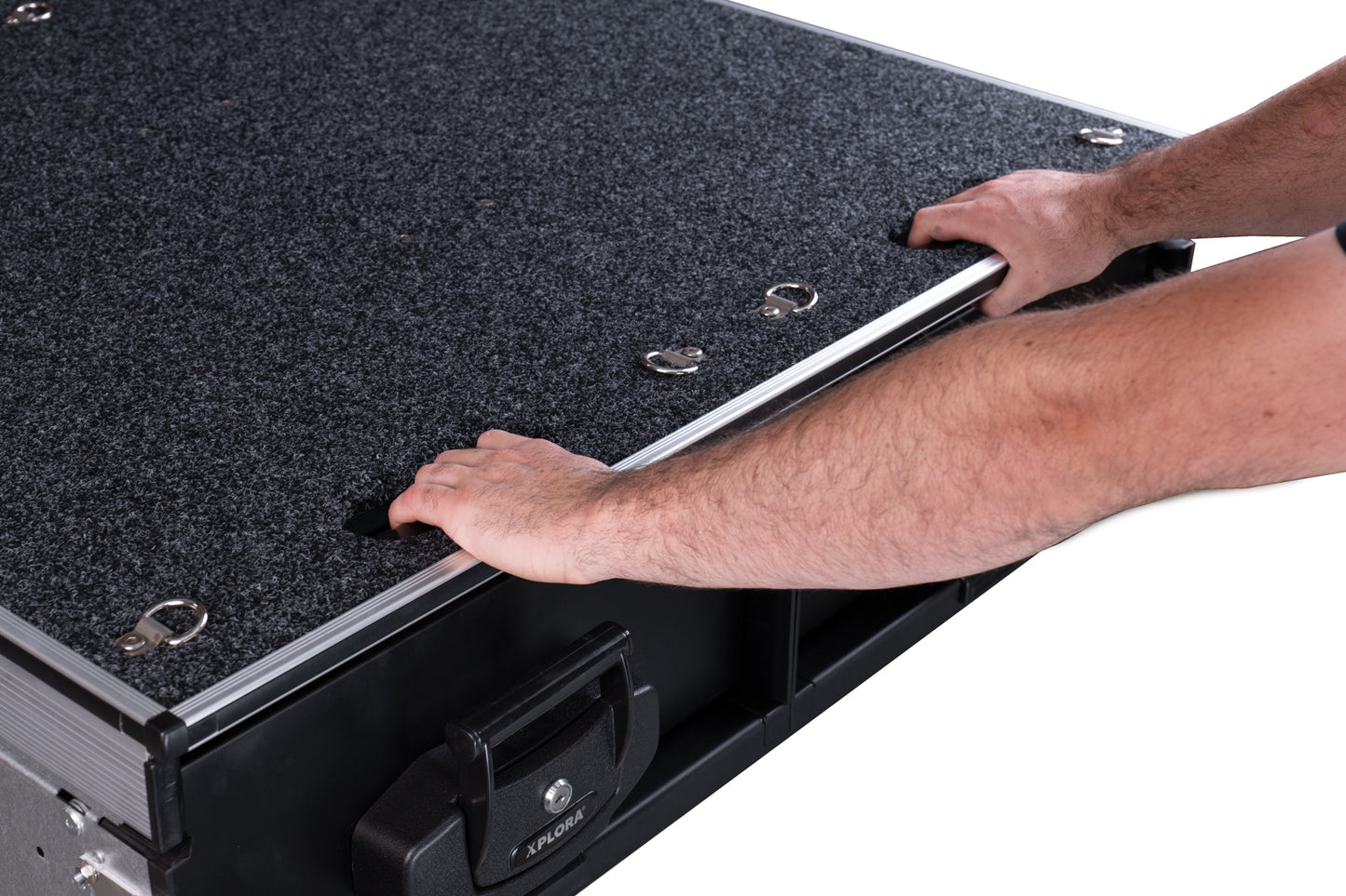 Xplora 1300mm Rear Ute Drawer - Dual top slide