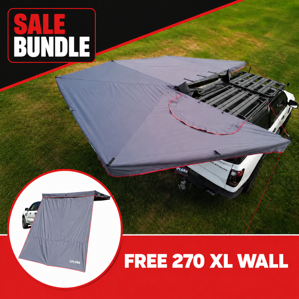 Xplora 270 Degree XL Awning with Rear Door