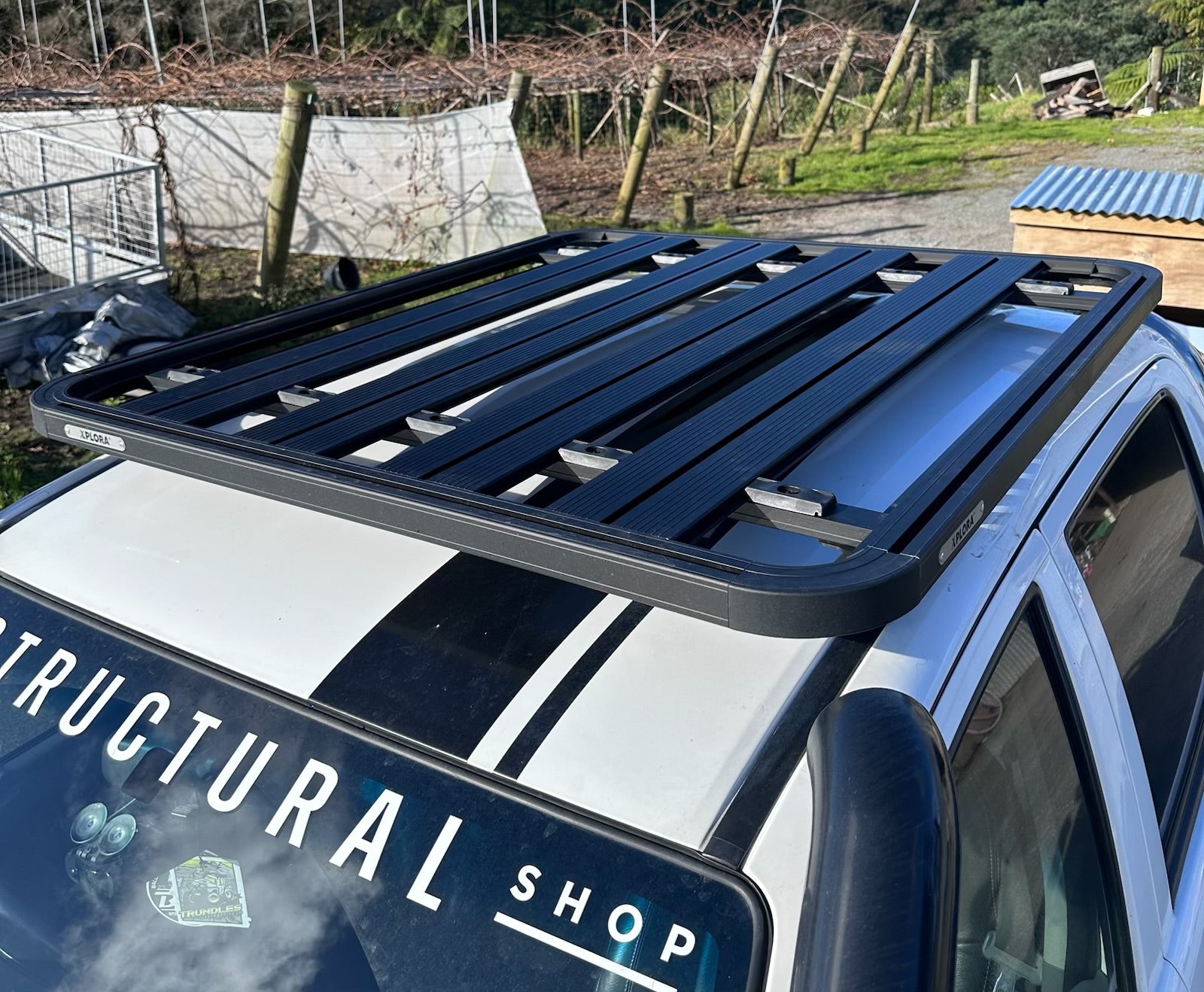 Xplora Aluminium 1.35m x 1.25m roof tray - XPLORA